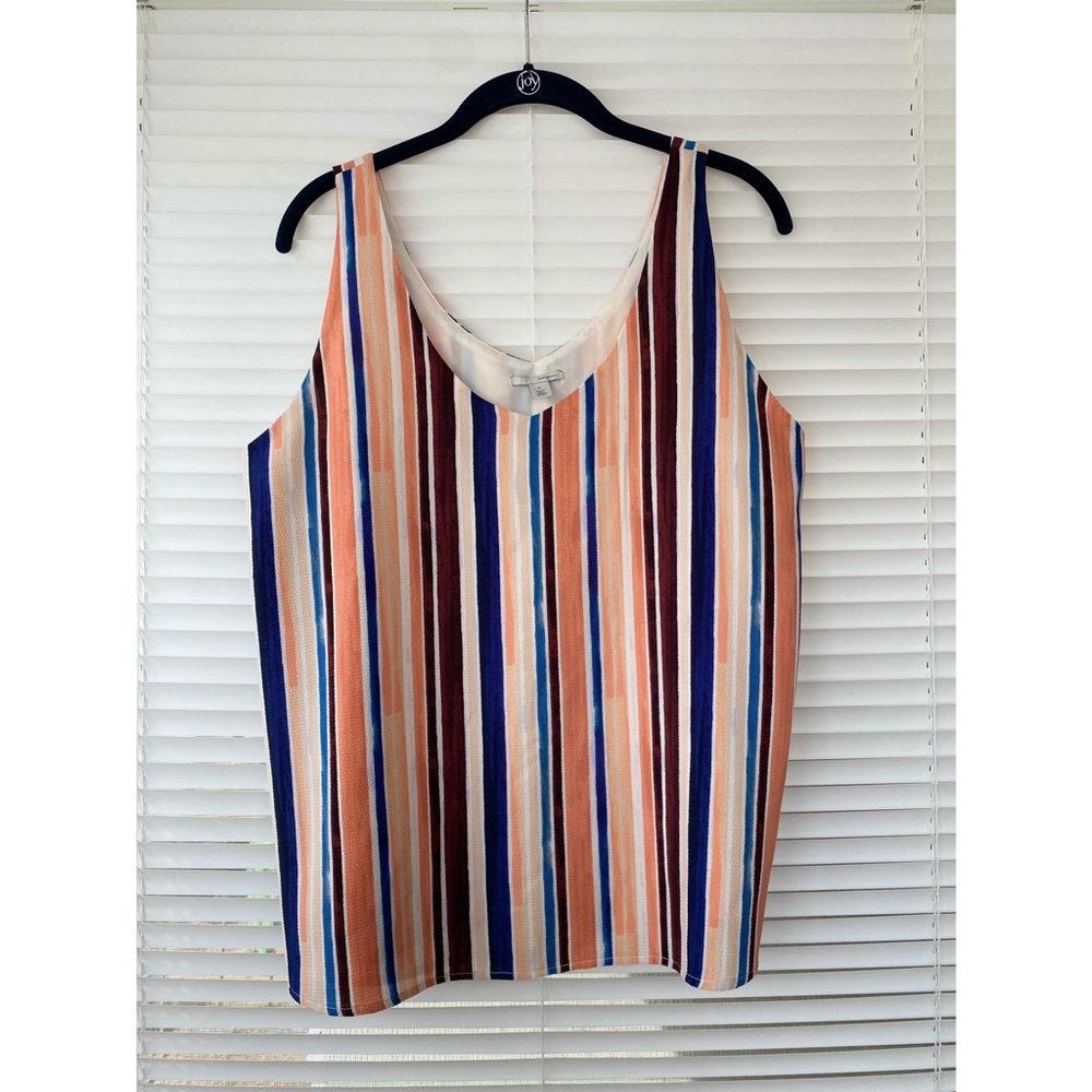 Halogen | Striped Tank | Size M.